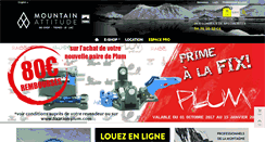Desktop Screenshot of mountainattitude.fr